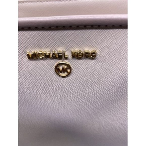 Michael Kors New Cleo Medium Satchel Soft Pink Saffiano Leather Cross Bo… - Picture 9 of 10